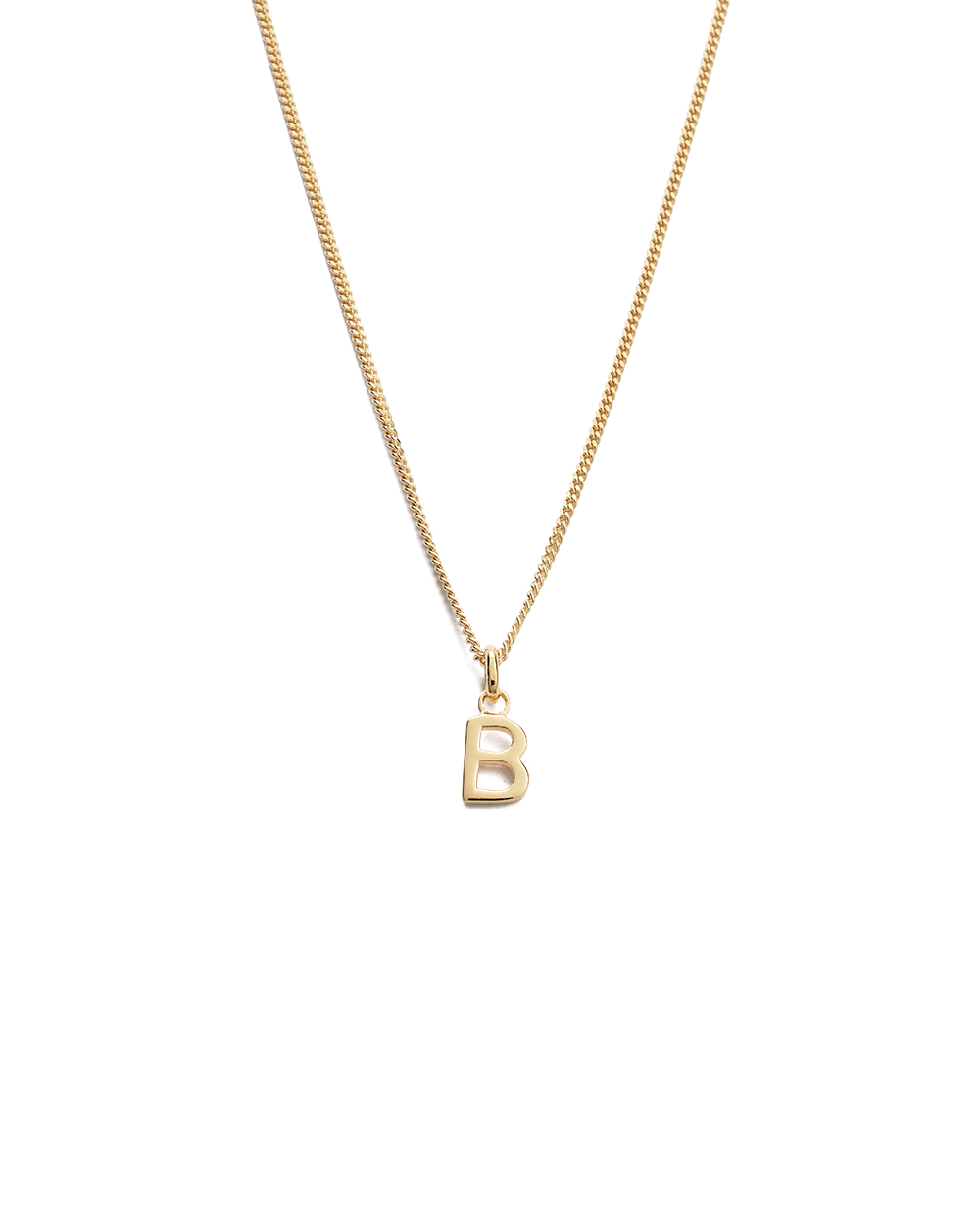 Initials Pendant Necklace in 18K Gold Plating - MYKA